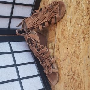 Sam Edelman Fringe Wedge Sandal